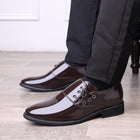 Stylish Lace-Up Leather Business Casual Shoes for Men