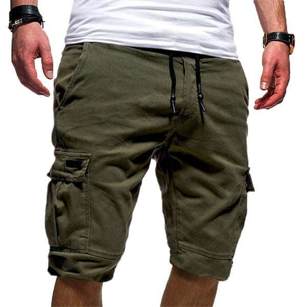 Men's Casual Cargo Jogger Shorts