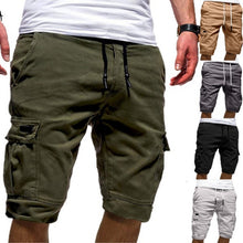 Men's Casual Cargo Jogger Shorts