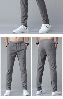 Korean Style Loose Fit Drawstring Pants for Men