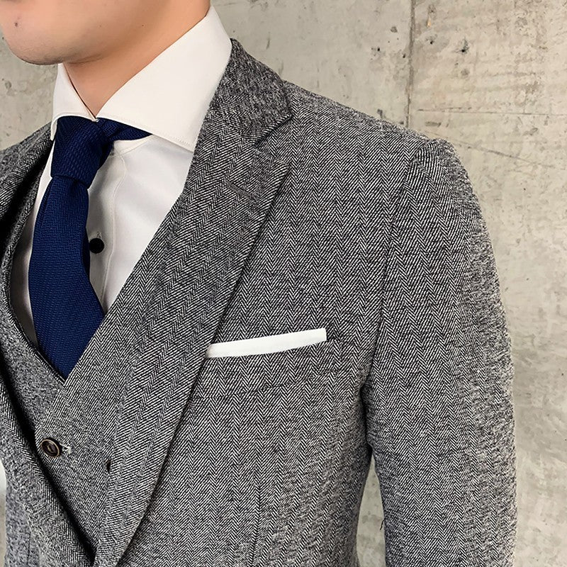 Elegant Three-Piece Suit for Men