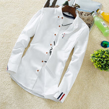 The men's shirt men's slim casual summer all-match Shirt Youth clothing Mens S inch color