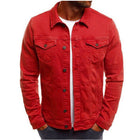 Stylish Casual Denim Jacket for Men - Everyday Button Shirt