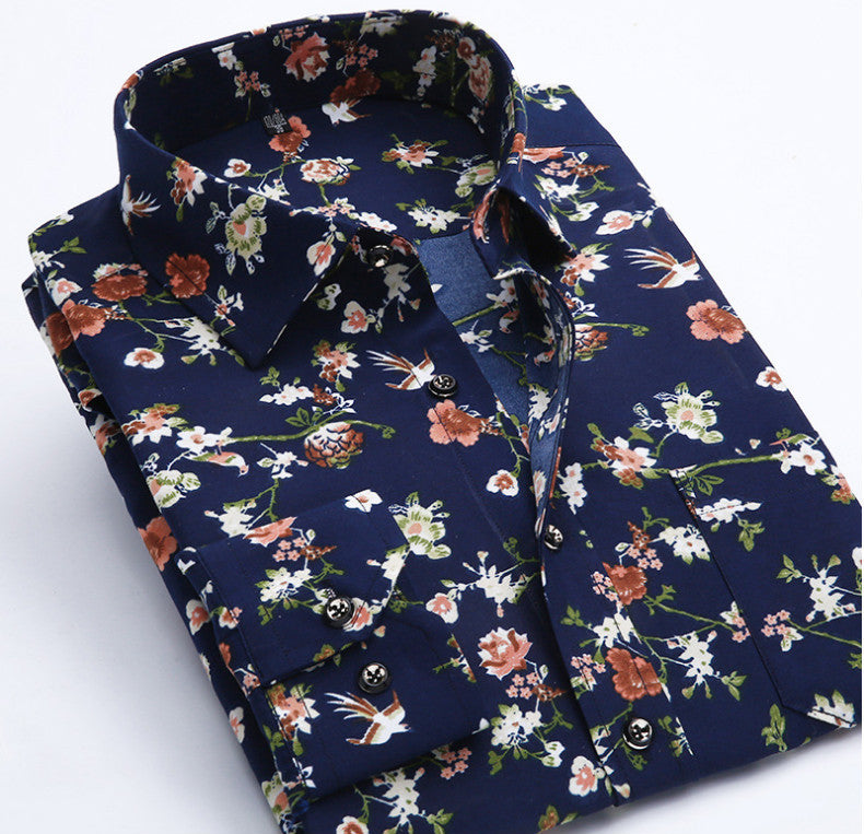 Trendy Men's Floral Print Shirts - Stylish Casual Attire