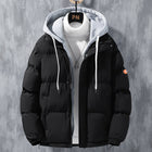 Stylish Thickened Hooded Jacket for Men - Winter Windproof Coat