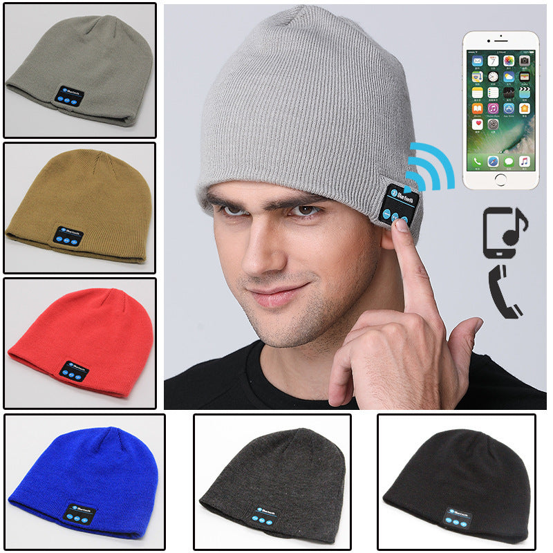 Wireless Knitted Music Hat