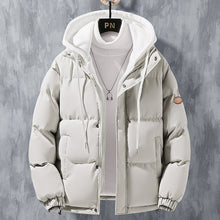 Stylish Thickened Hooded Jacket for Men - Winter Windproof Coat