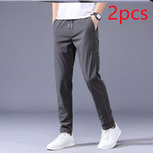 Korean Style Loose Fit Drawstring Pants for Men