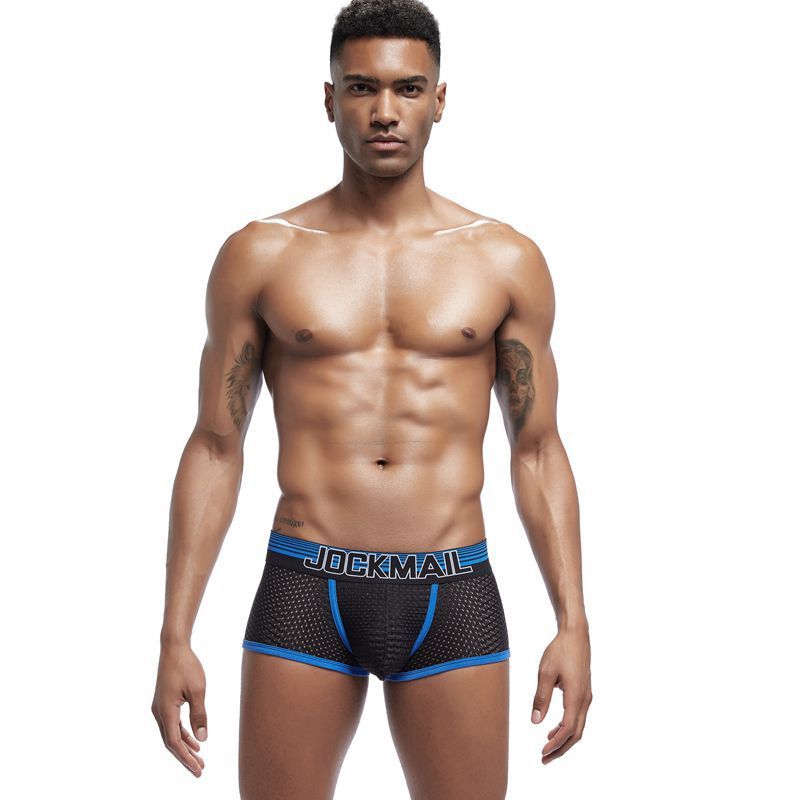 Breathable Mesh Boxer Briefs for Men